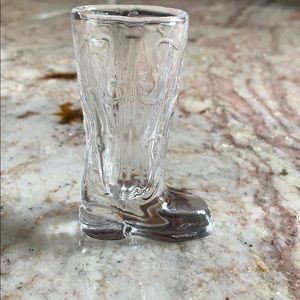 3 Cowboy Boot Shot Glasses. Never used.